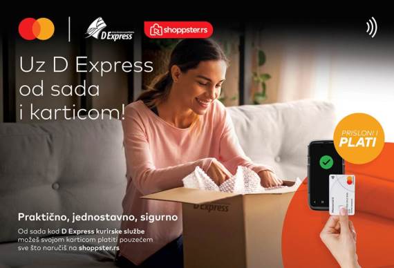 Plaćanje karticom D Express kurirska služba
