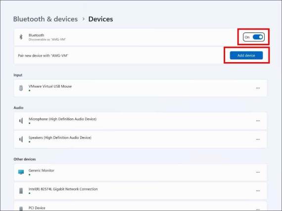 bluetooth add device