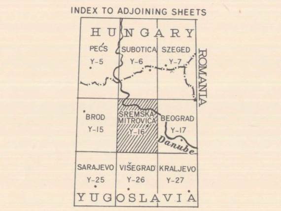 Sremska Mitrovica mapa američke vojske