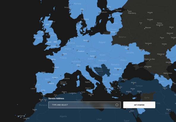 Starlink mapa dostupnosti