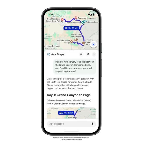 Google Maps Ask Maps nova funkcija