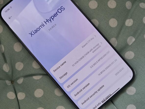 Xiaomi 17T Pro softver