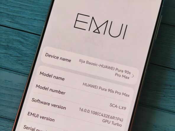 Huawei Pura 90s Pro Max softver