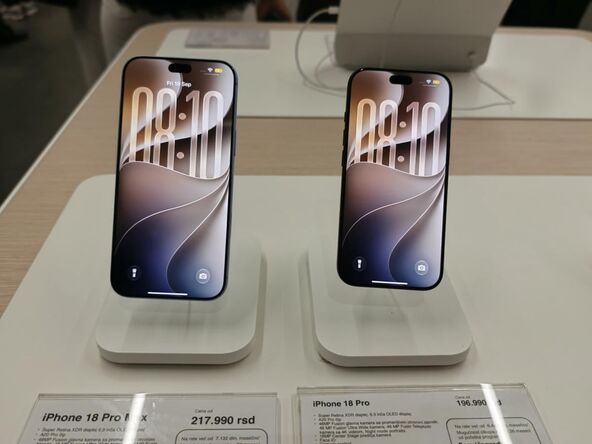 iPhone 18 Pro serija izloženi modeli