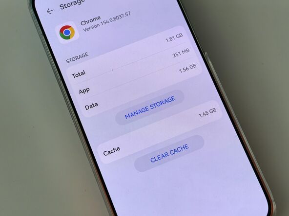 Google Chrome keš memorija
