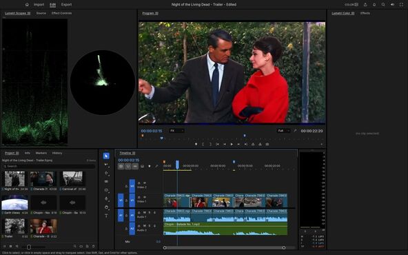 FilmCraft, besplatna alternativa Premiere Pro programu