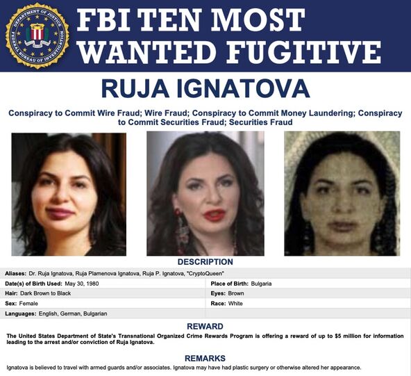 FBI poternica za Ružom Ignatovom