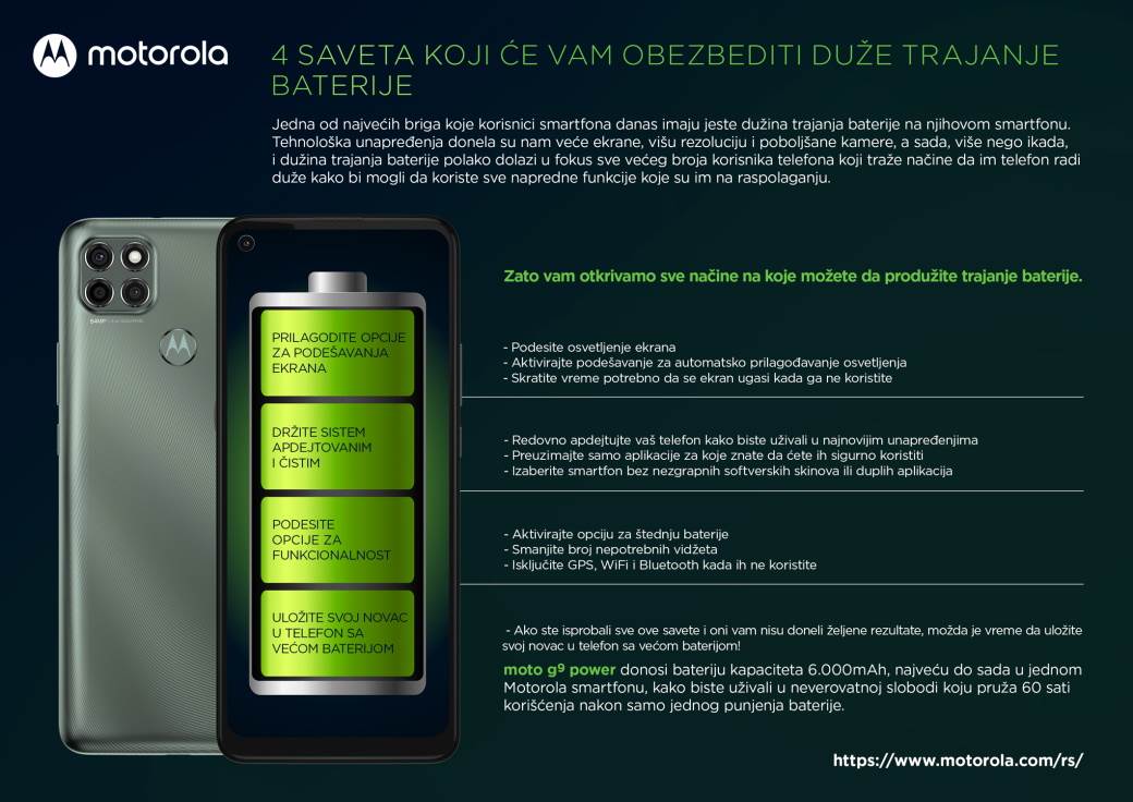 baterija mobilni telefoni saveti duže trajanje kako produžiti autonomiju