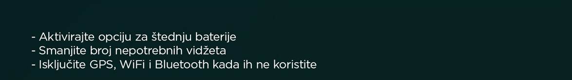 baterija mobilni telefoni saveti duže trajanje kako produžiti autonomiju