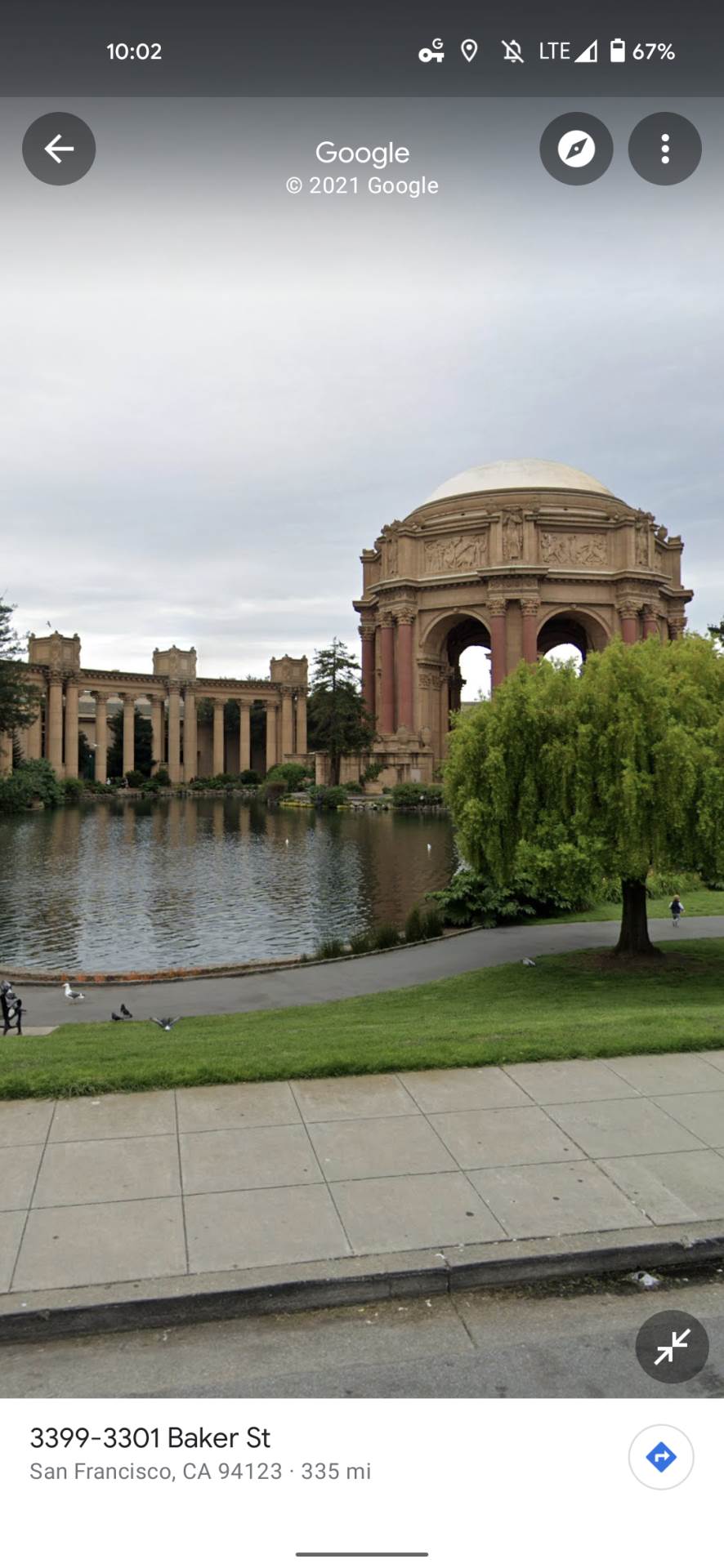 google maps street view navigacija korisnicki interfejs