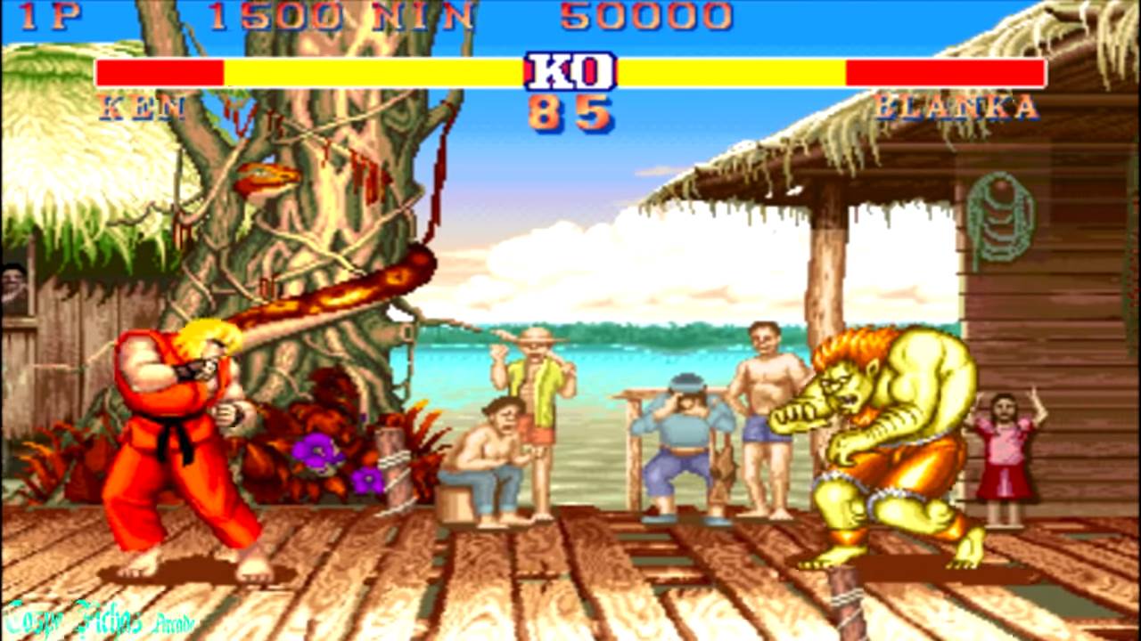 street fighter 2 video igra tuca mortal kombat