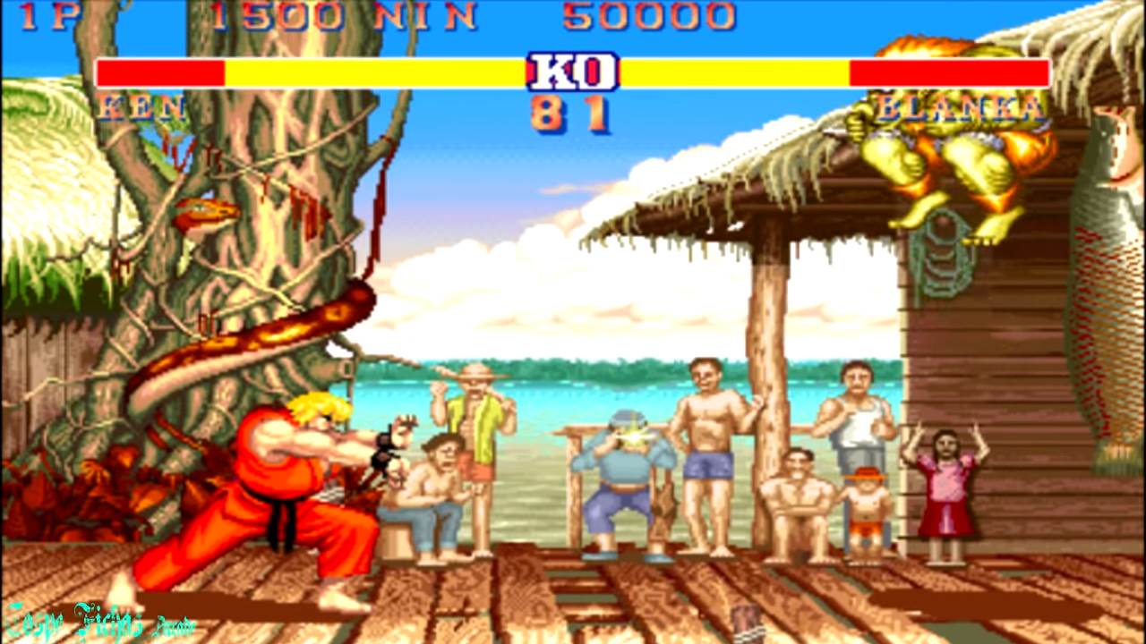 street fighter 2 video igra tuca mortal kombat