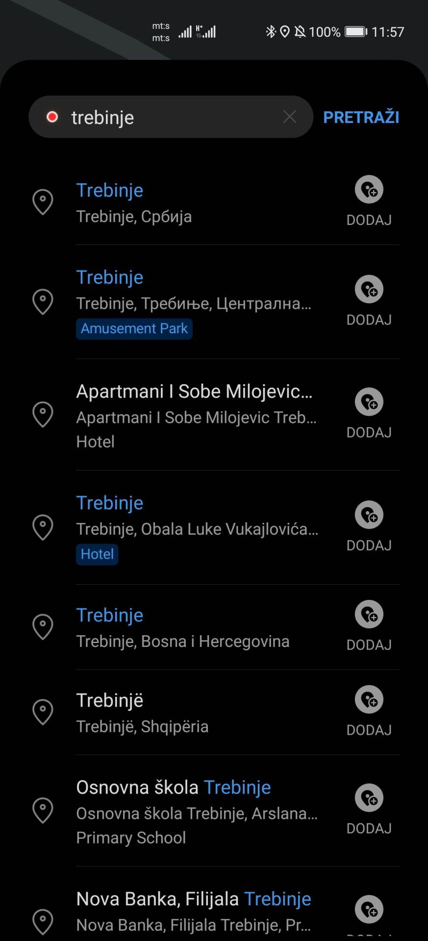 huawei maps besplatna navigacija srbija kako se koristi petal mape na srpskom