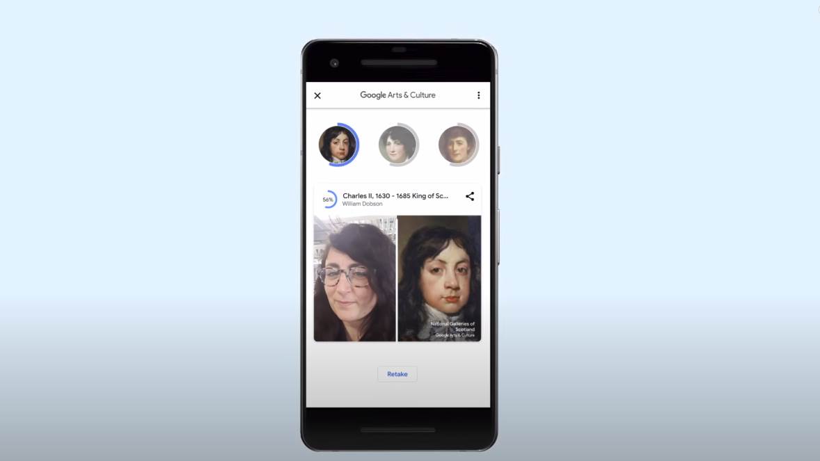 google arts and culture selfie muzeji aplikacija kamera