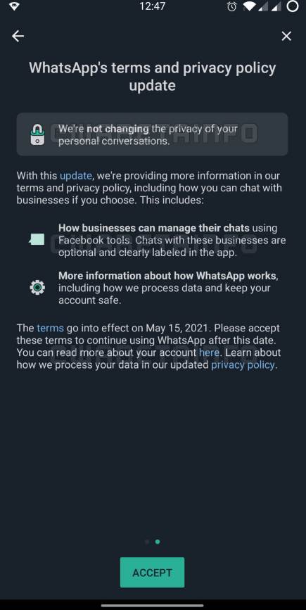 whatsapp uslovi korišćenja lični podaci korisnika facebook