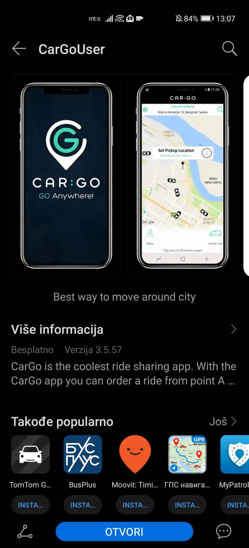 cargo aplikacija huawei appgallery prodavnica hms huawei mobile services