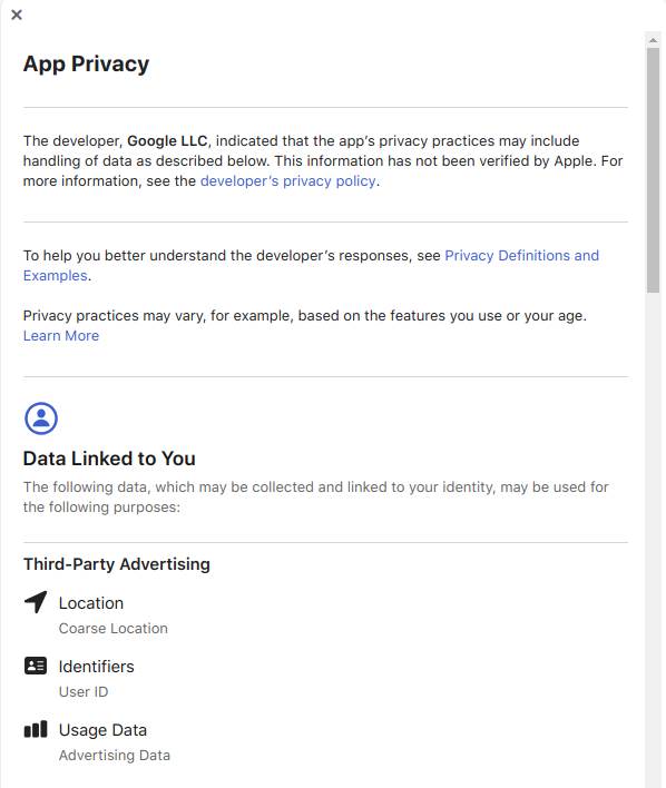 apple uslovi korišcenja ios gmail aplikacija