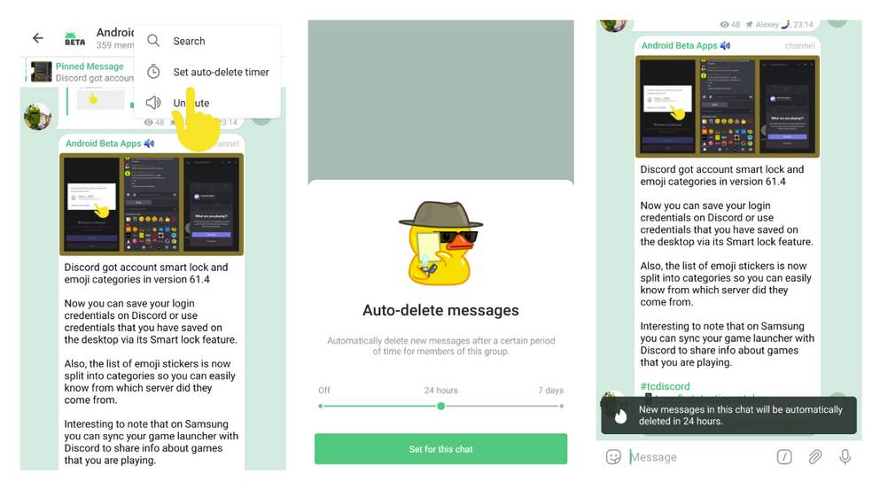 telegram i whatsapp aplikacije android 