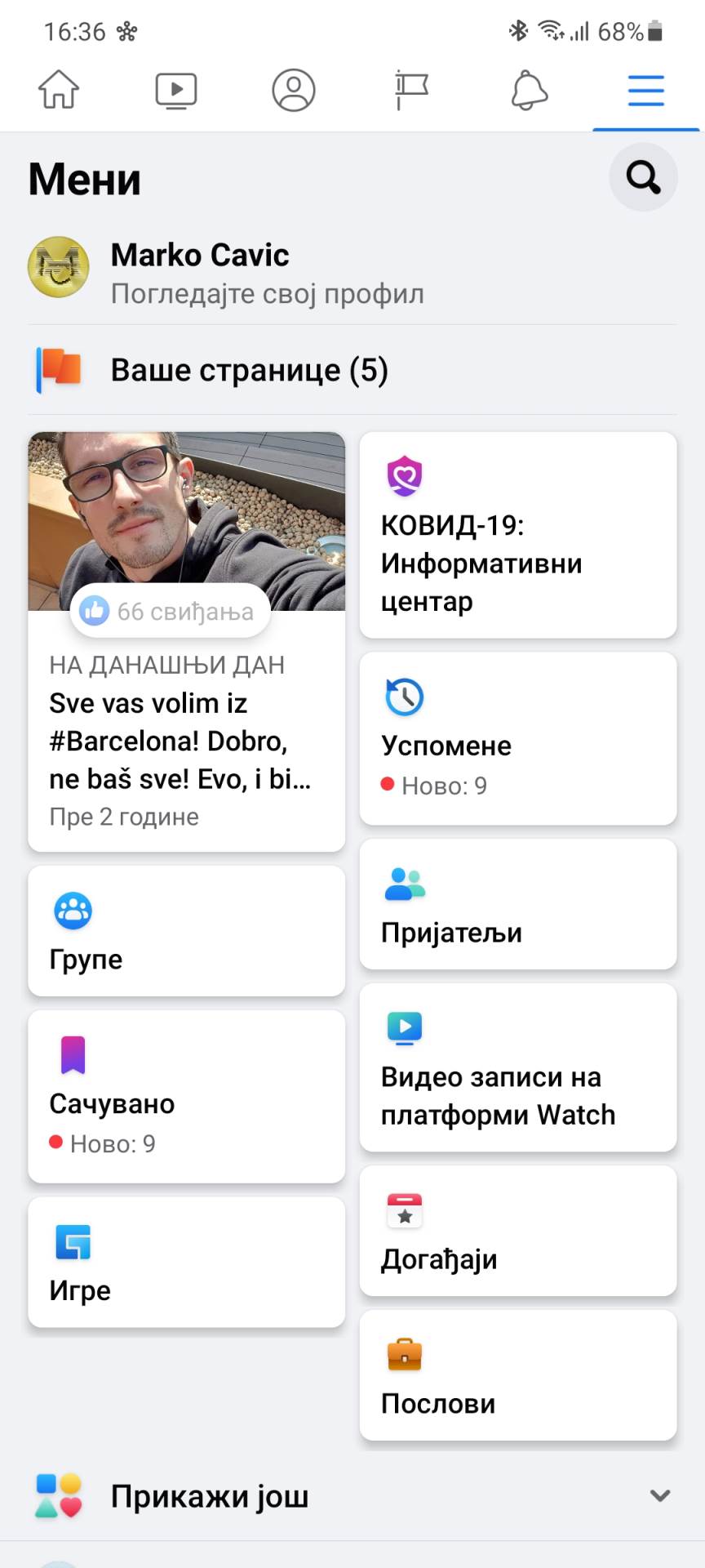 facebook dark mode kako radi aktivacija slike taman režim fejs aplikacija video