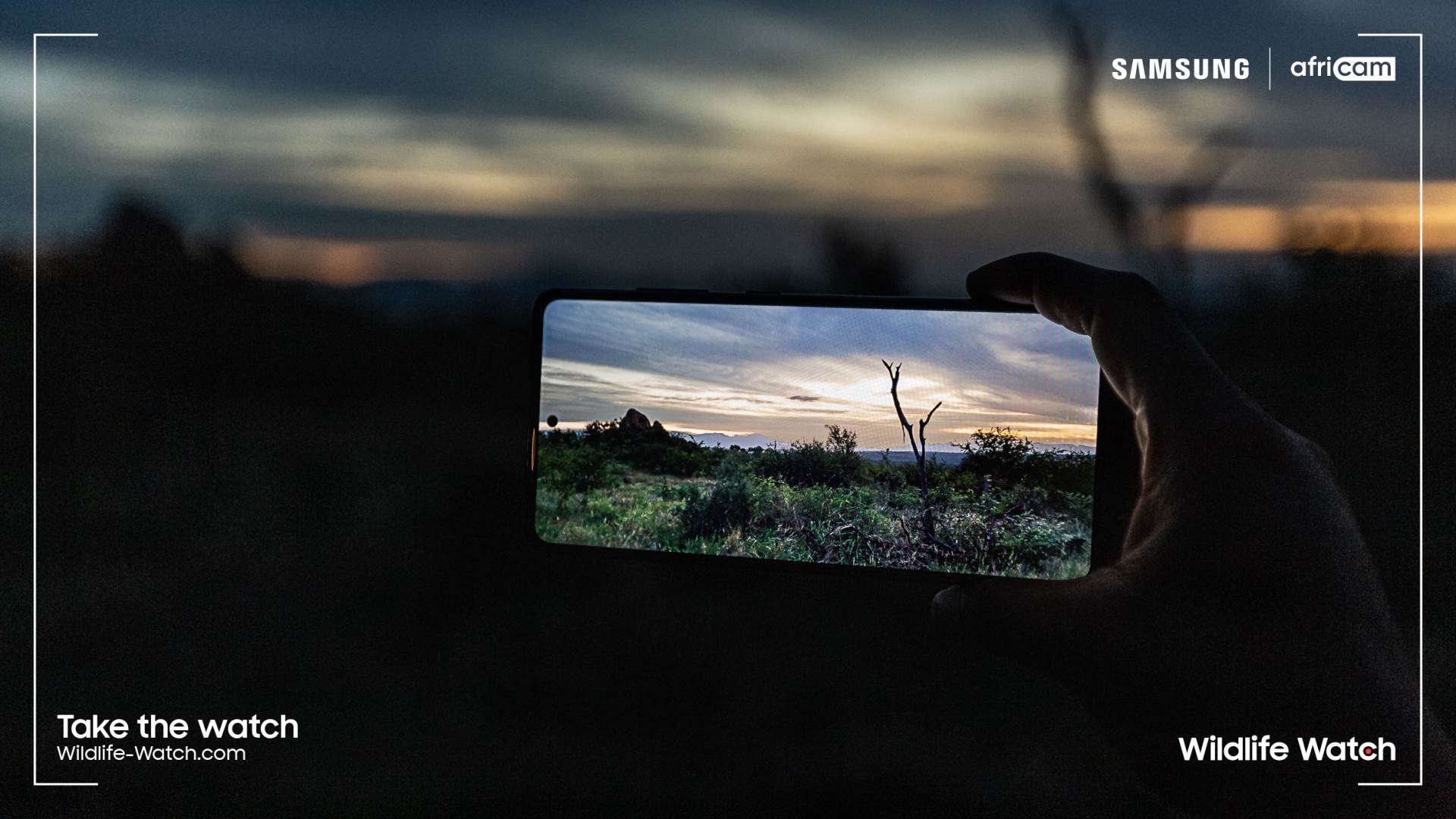 samsung galaxy wildlife watch afrika divlje životinje žirafe ocuvanje prirode savana