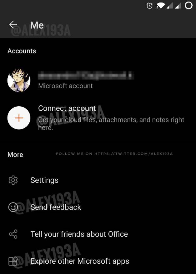office dark mode word microsoft android telefon aplikacije