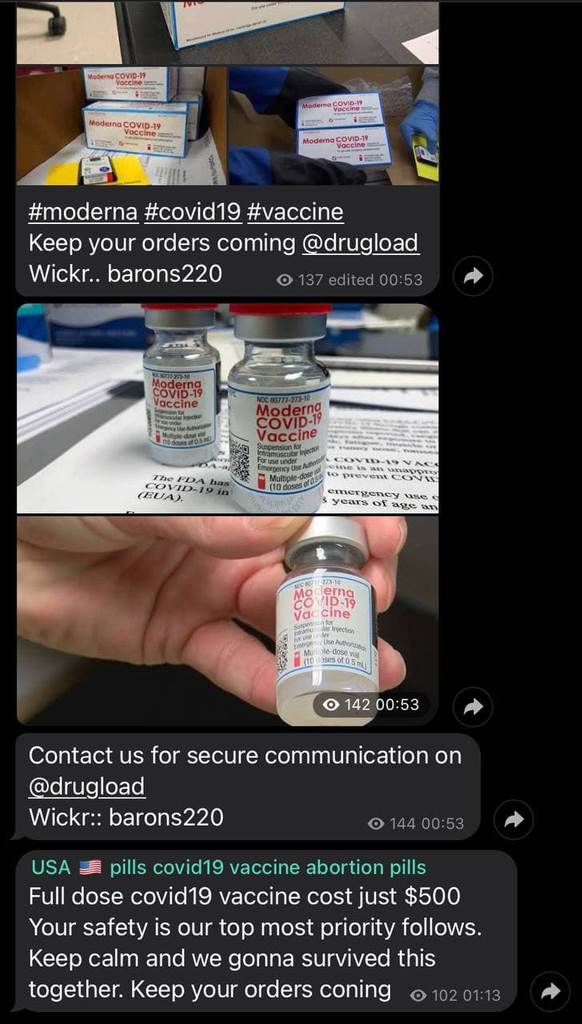 vakcine koronavirus kupovina mračni internet darknet