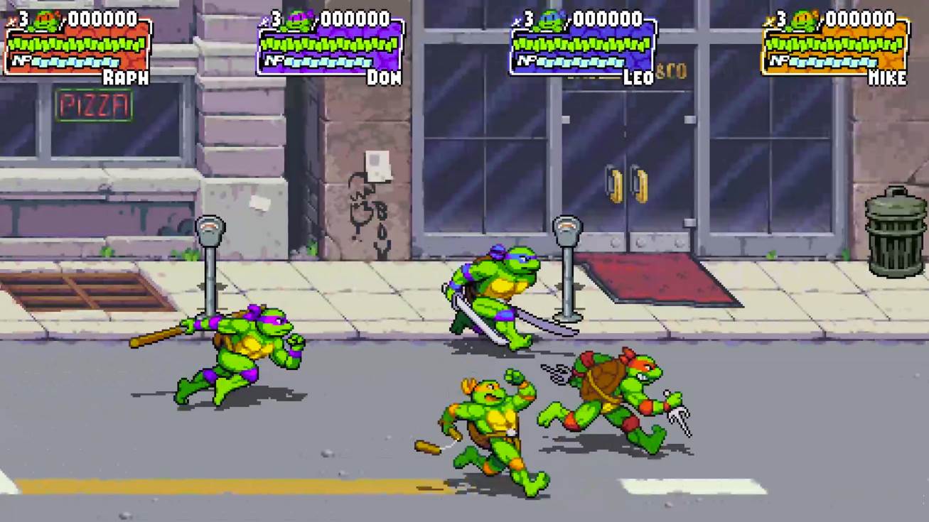 nindža kornjače tmnt crtani video igre 