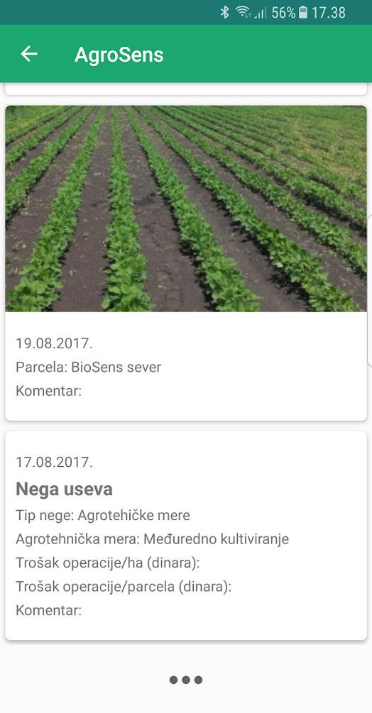 digitalizacija poljoprivrede srbije agrosens platforma veb android aplikacija