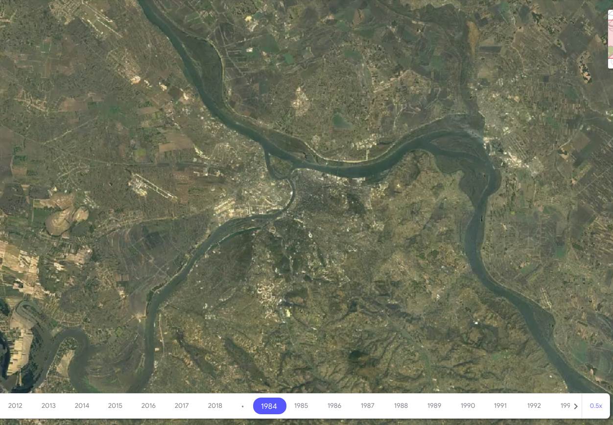 google earth timelaps android internet pretraživač