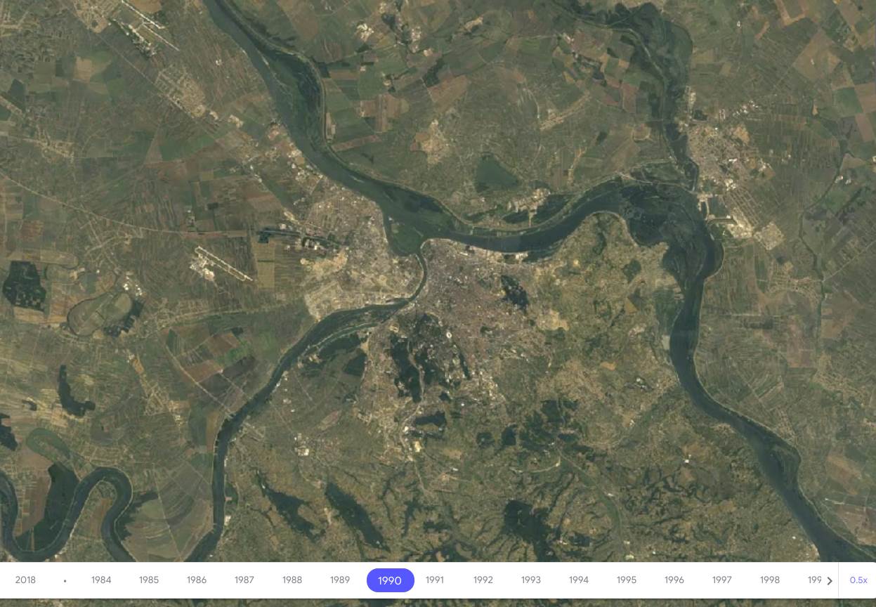 google earth timelaps android internet pretraživač