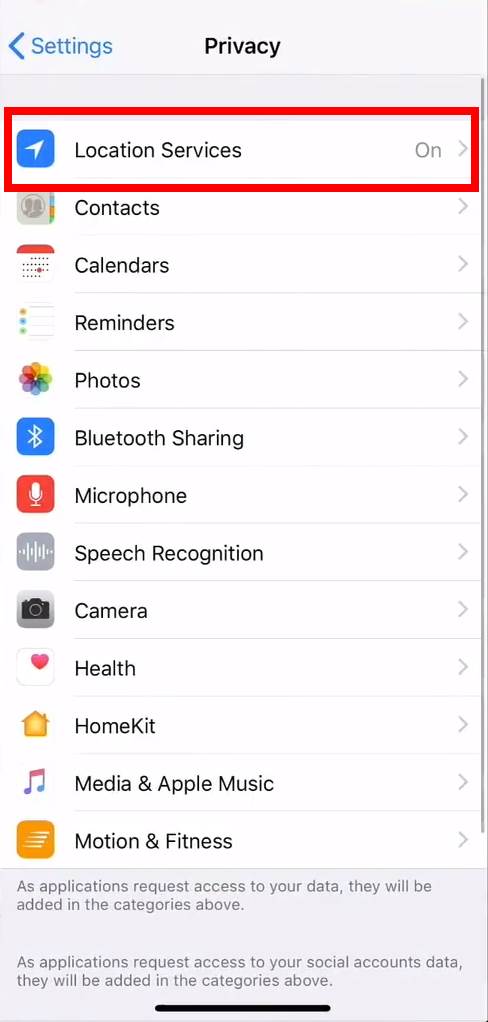 iPhone deljenje lokacije kako isključiti