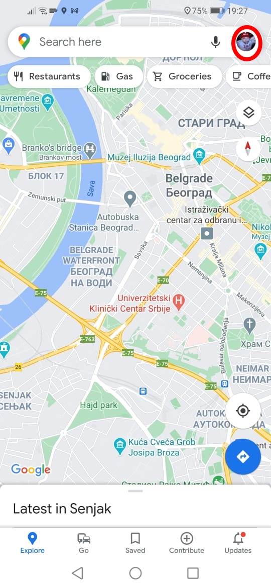 google mape deljenje lokacije praćenje telefonom