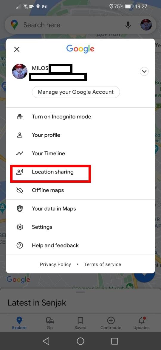 google mape deljenje lokacije praćenje telefonom