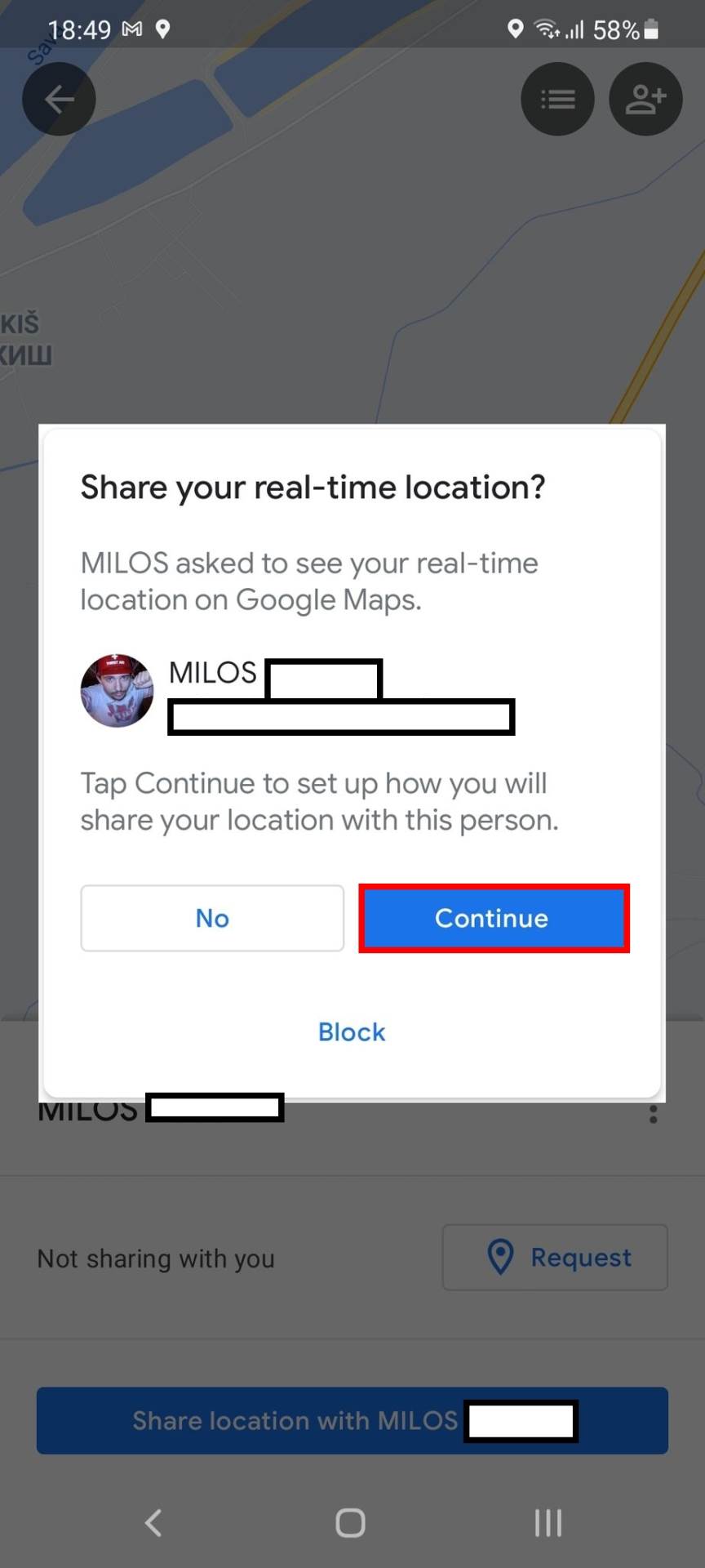 google mape deljenje lokacije praćenje telefonom
