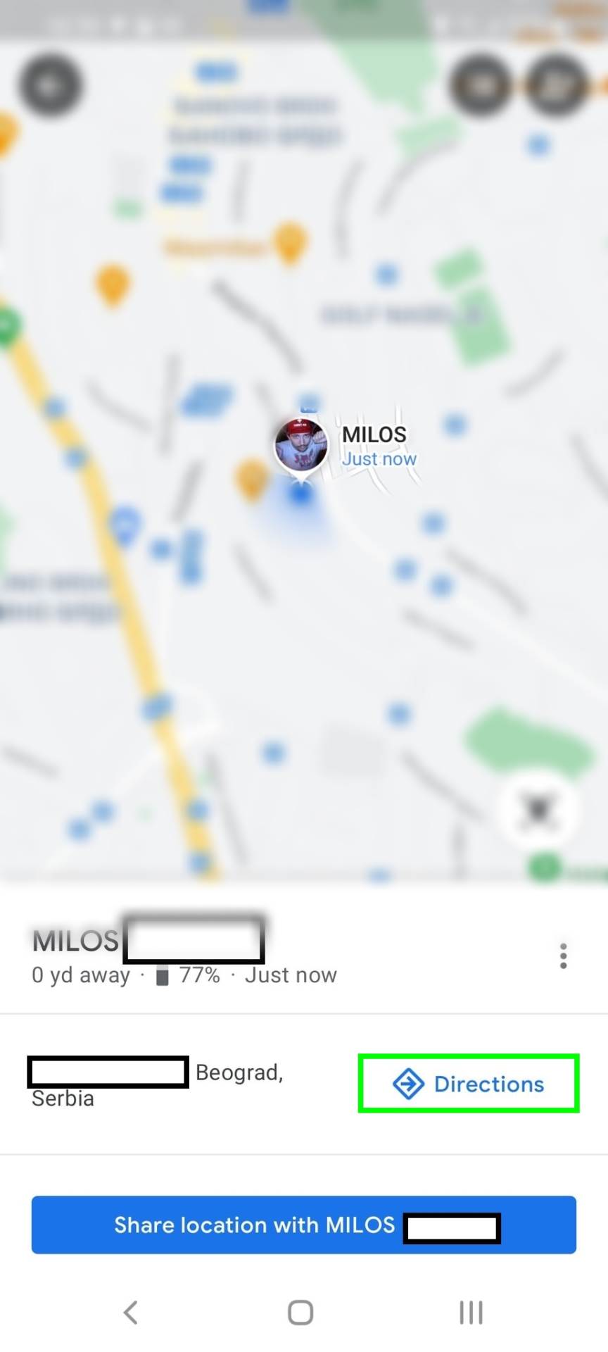 google mape deljenje lokacije praćenje telefonom