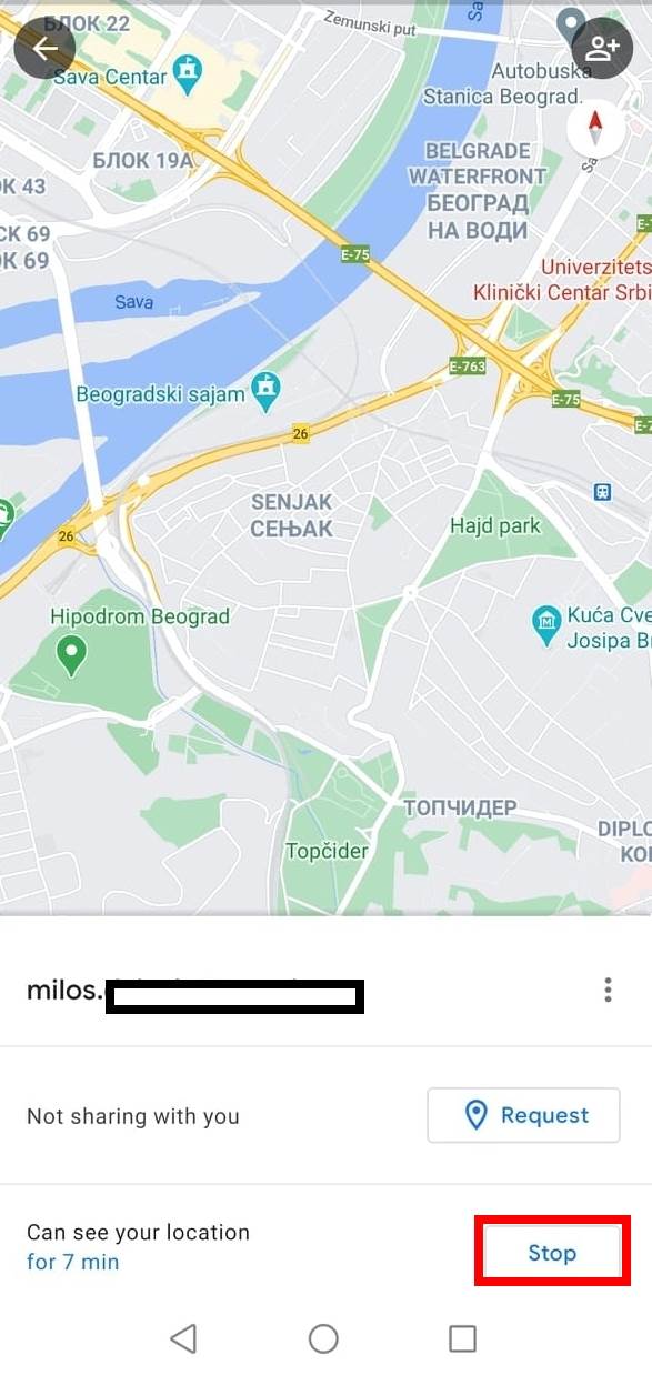 google mape deljenje lokacije praćenje telefonom