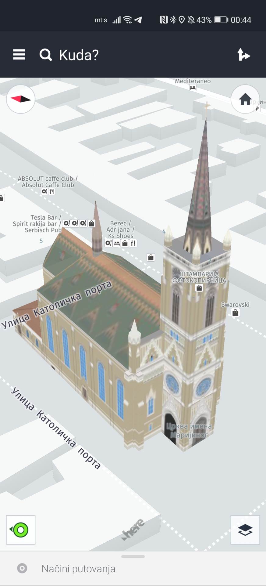 mapa srbije update gps navigacija bez interneta besplatno here wego