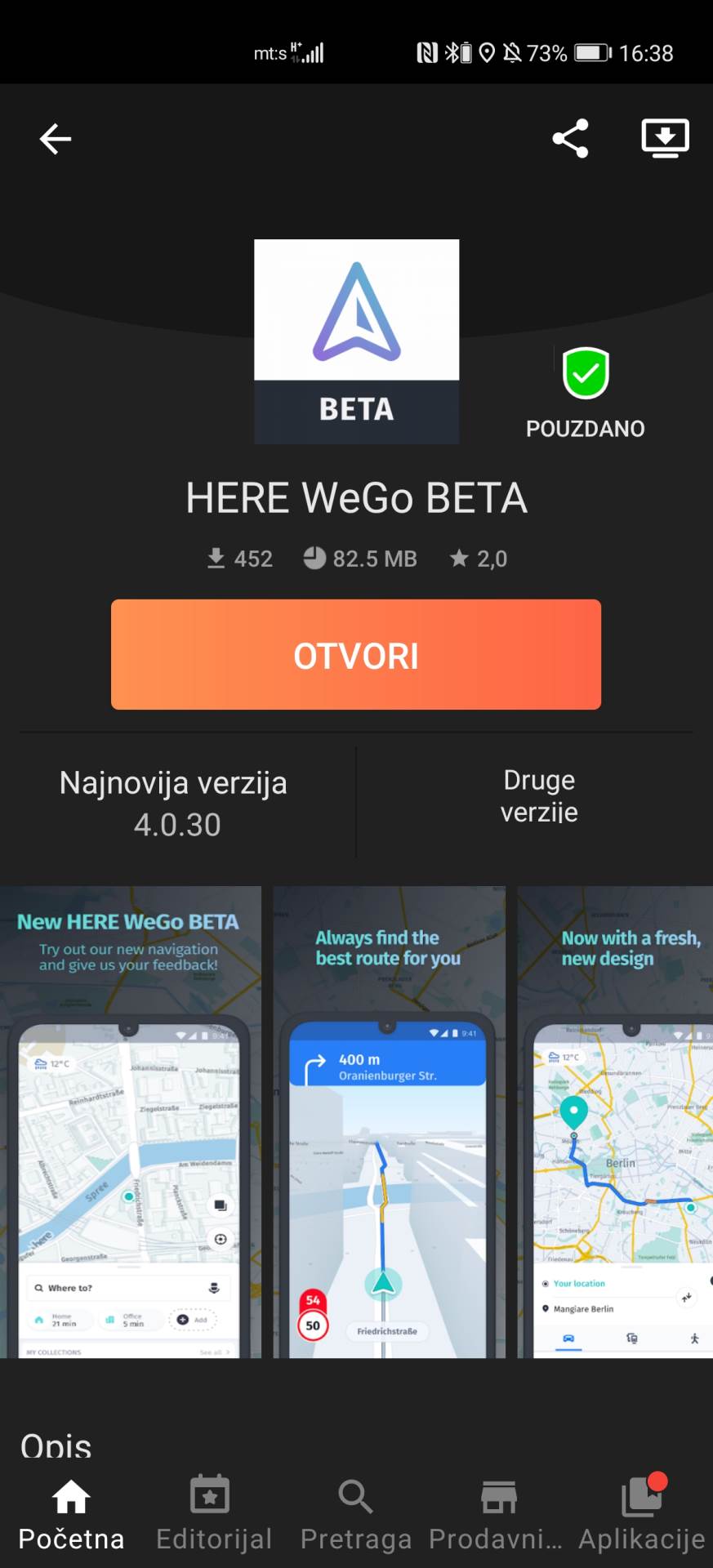 besplatna gps navigacija ne radi bez interneta here wego mapa srbije foto