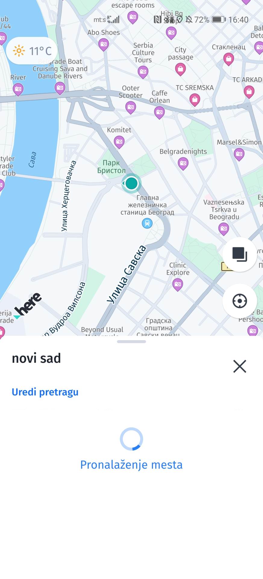 besplatna gps navigacija ne radi bez interneta here wego mapa srbije foto