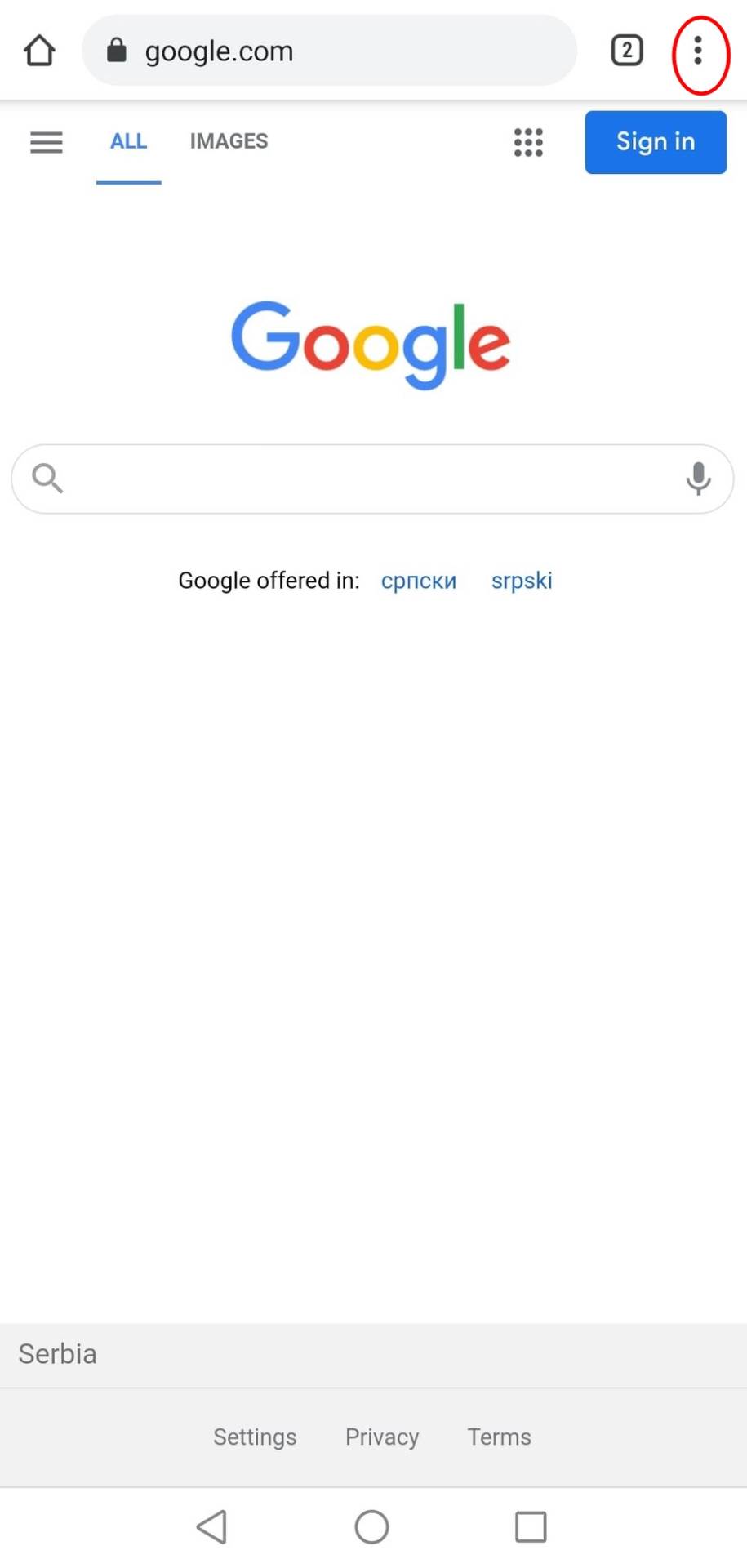 google search images internet pretraživač pretraga uz pomoć slika