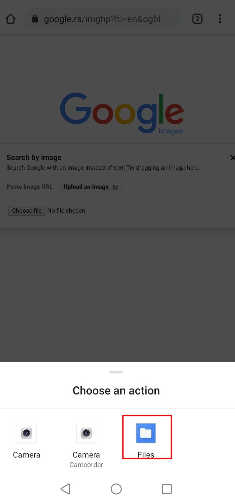 google search images internet pretraživač pretraga uz pomoć slika