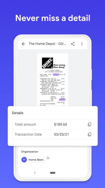 google stack aplikacija za sortiranje dokumenata
