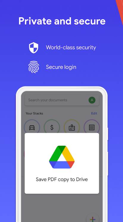 google stack aplikacija za sortiranje dokumenata