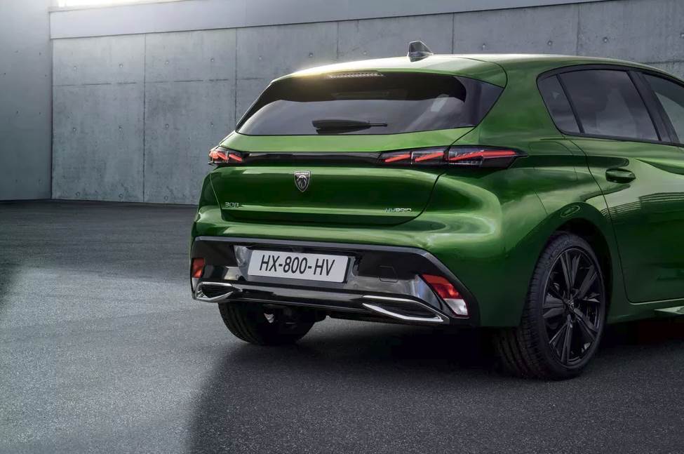 peugeot 308 hibridni motor  plug-in-hibrid električni automobil foto video