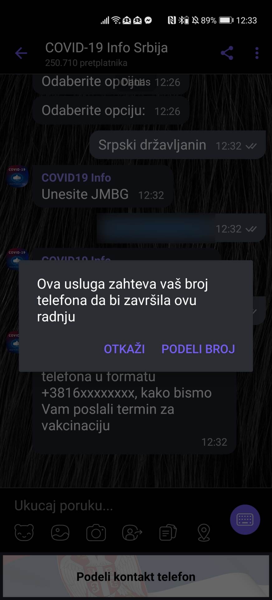 Viber prijava za vakcinaciju kako se prijaviti korak po korak foto