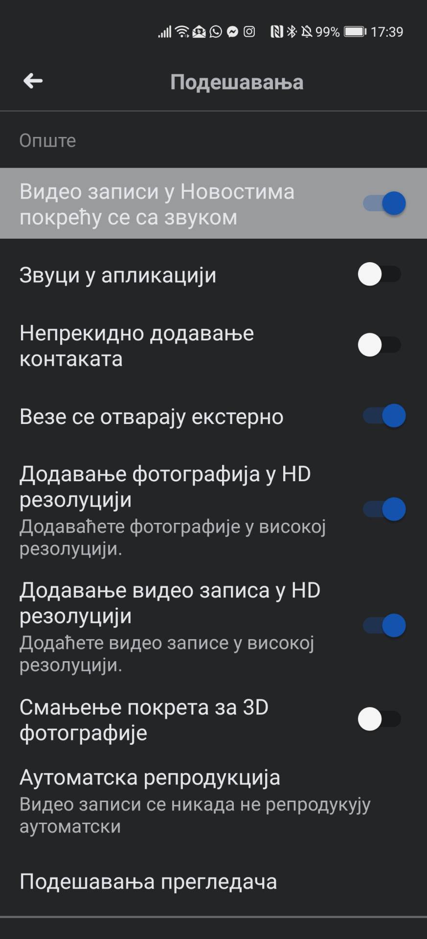 facebook isključiti automatska reprodukcija videa zvuka aplikacije sajt kako uraditi saveti foto