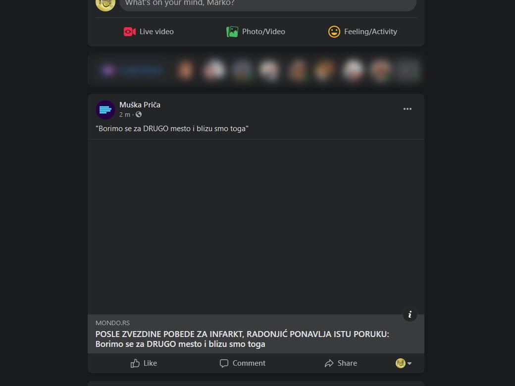 facebook problem slike video ne prikazuje fejs ne učitava fotke video cover objave statusi rešenje