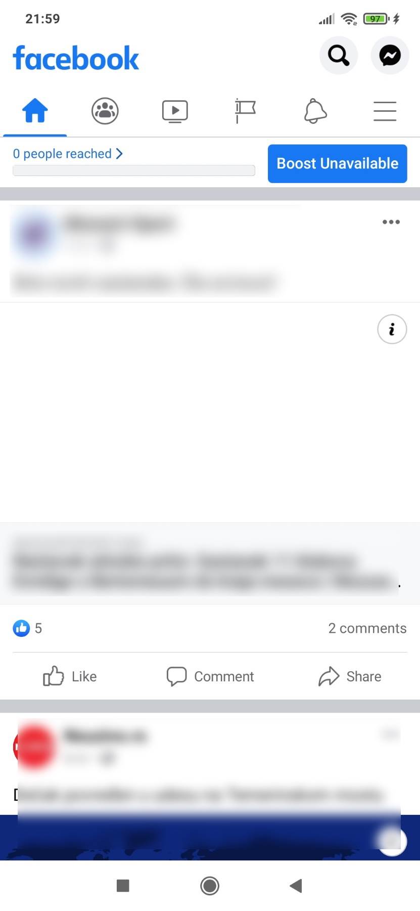 facebook problem slike video ne prikazuje fejs ne učitava fotke video cover objave statusi rešenje