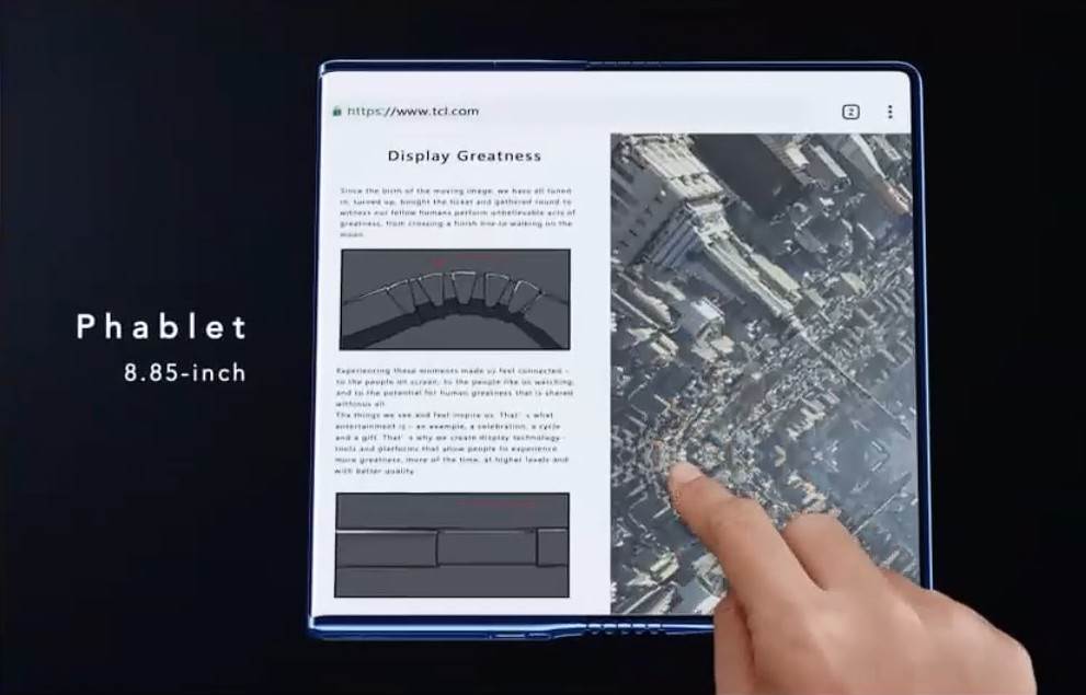 TCL Project Chicago savitljivi telefon otkazan