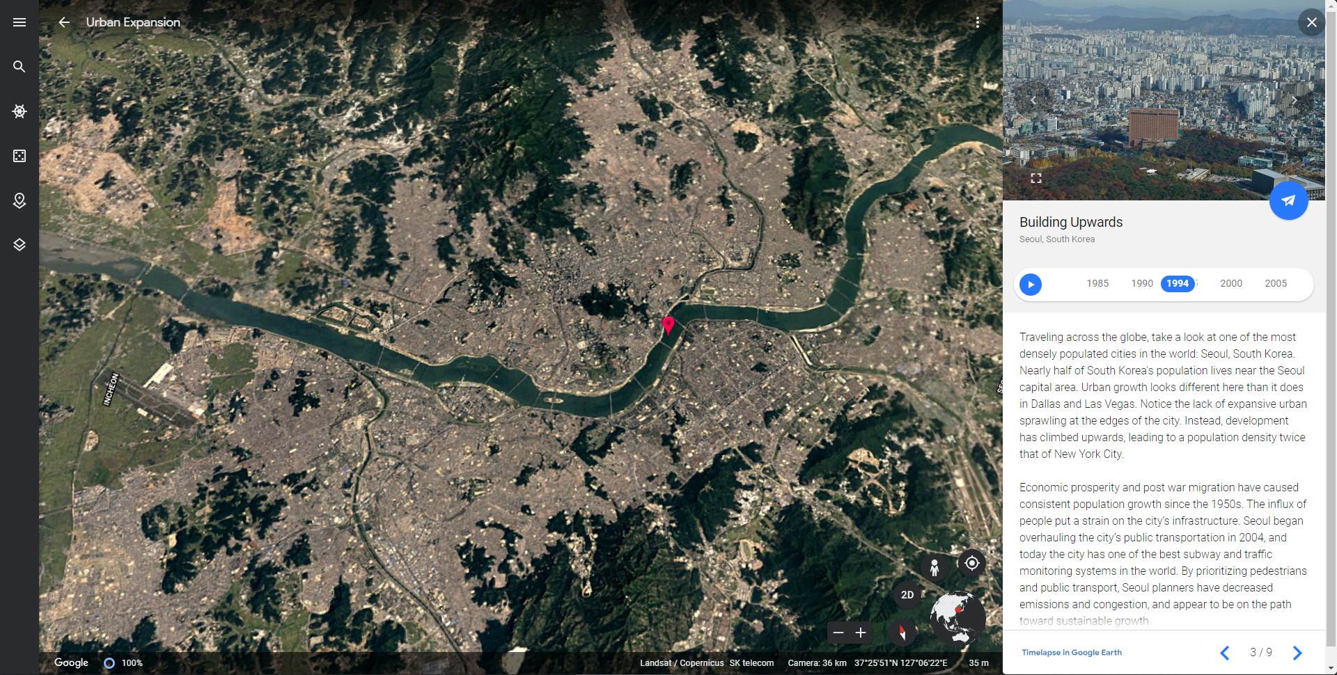 google earth vraćanje vremena nova opcija putovanje kroz vreme